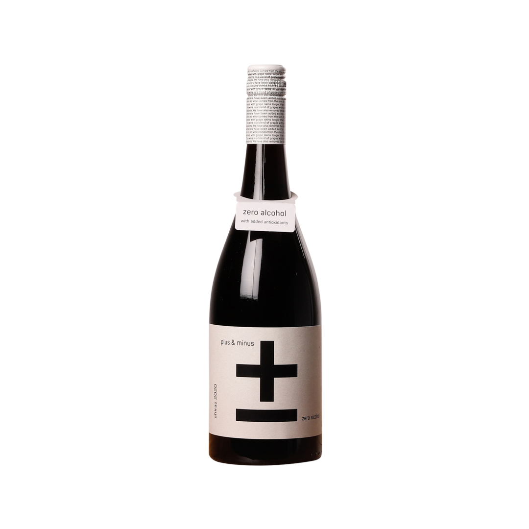Plus & Minus Alcohol Free Shiraz 2021 - Red Wine | Blackhearts and Sparrows