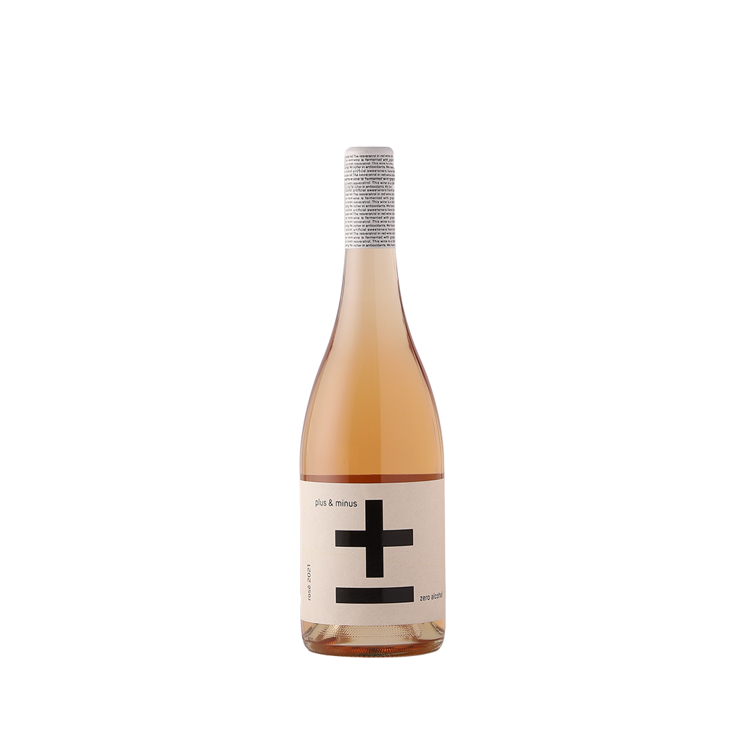 Plus & Minus Alcohol Free Rosé 2021 - Pink/Orange | Blackhearts and ...