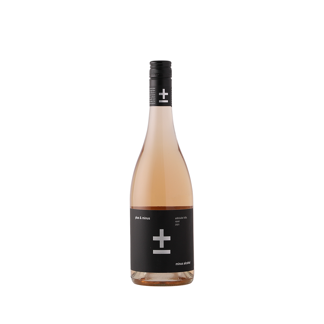 Plus & Minus Alcohol Free Premium Rosé 2021 - Pink/Orange | Blackhearts ...