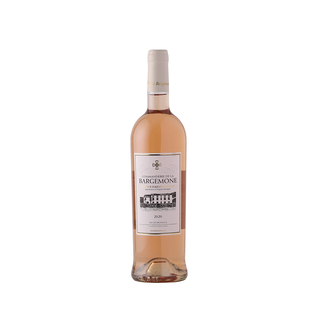 Commanderie de la Bargemone Coteaux d'Aix-en-Provence Rosé 2020 - Pink ...