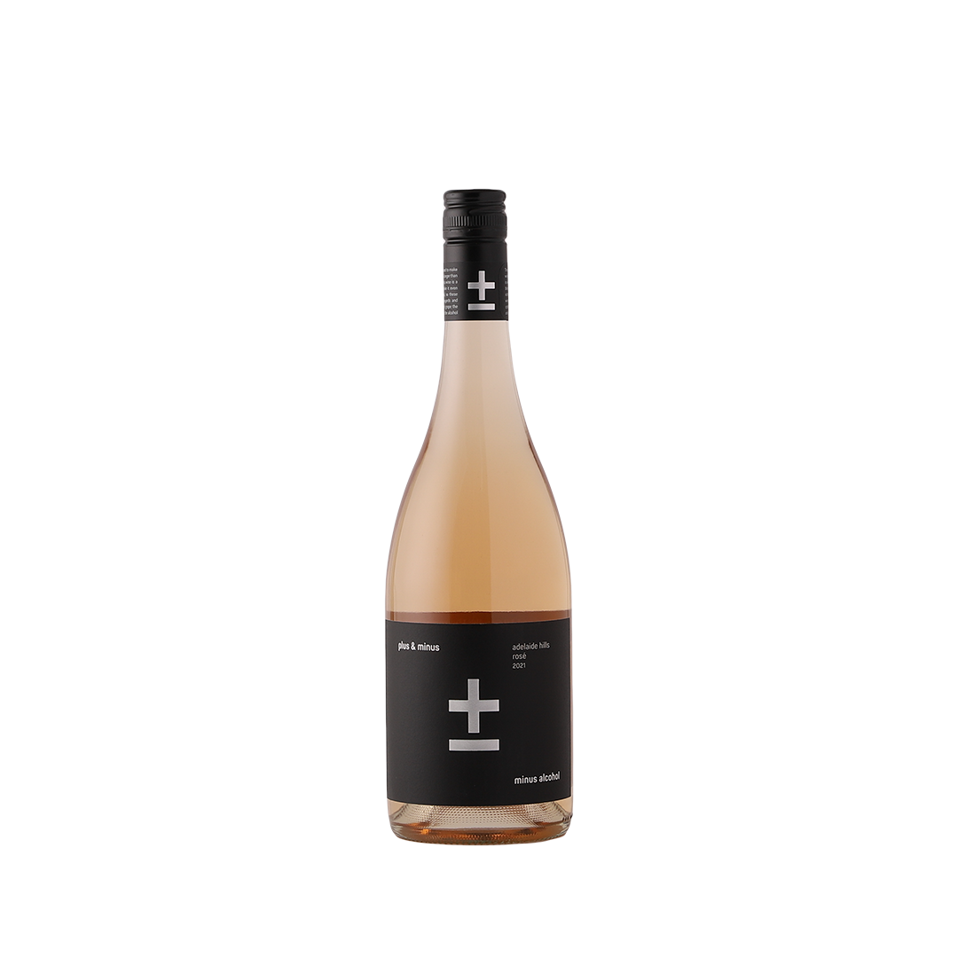 Plus & Minus Alcohol Free Premium Rosé 2021 - Non Alcoholic ...