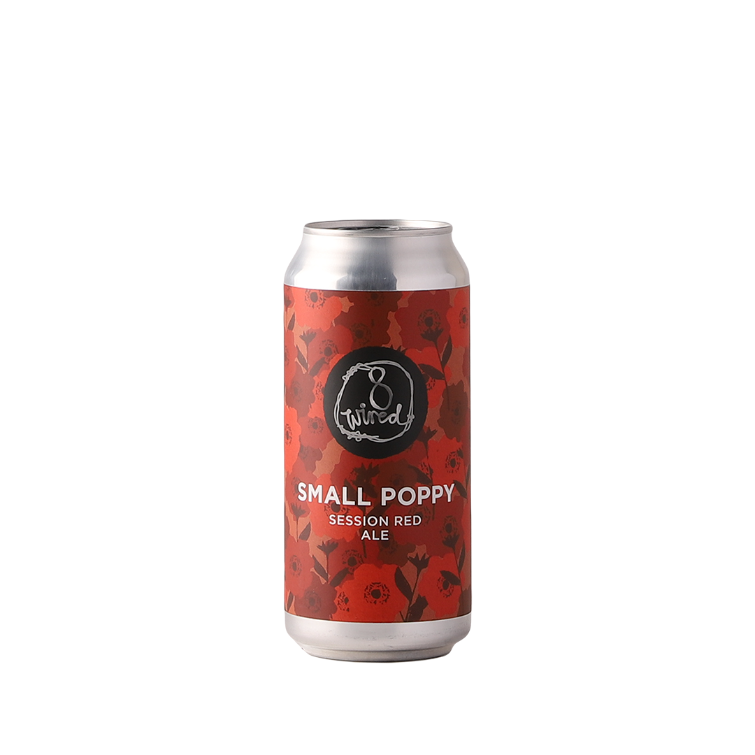 8 Wired Small Poppy Session Red Ale - Beer | Blackhearts and Sparrows