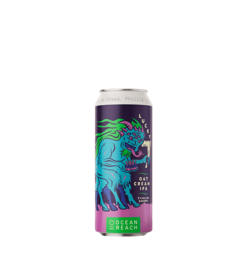 Ocean Reach Lucky 7 Oat Cream IPA 500ml - Beer | Blackhearts and Sparrows