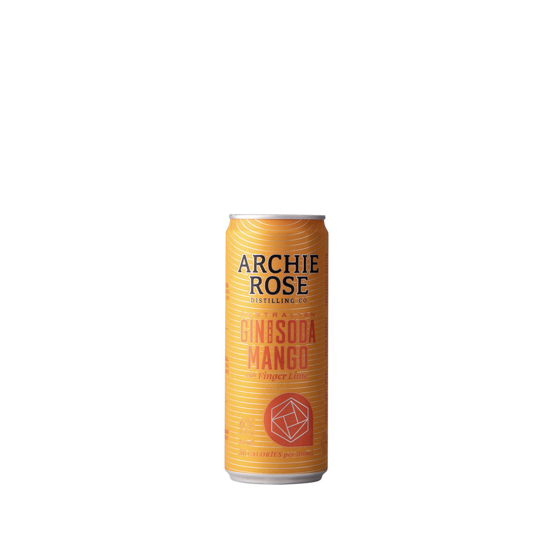 Archie Rose Gin & Soda Mango with Finger Lime 330ml Spirits/Vermouth