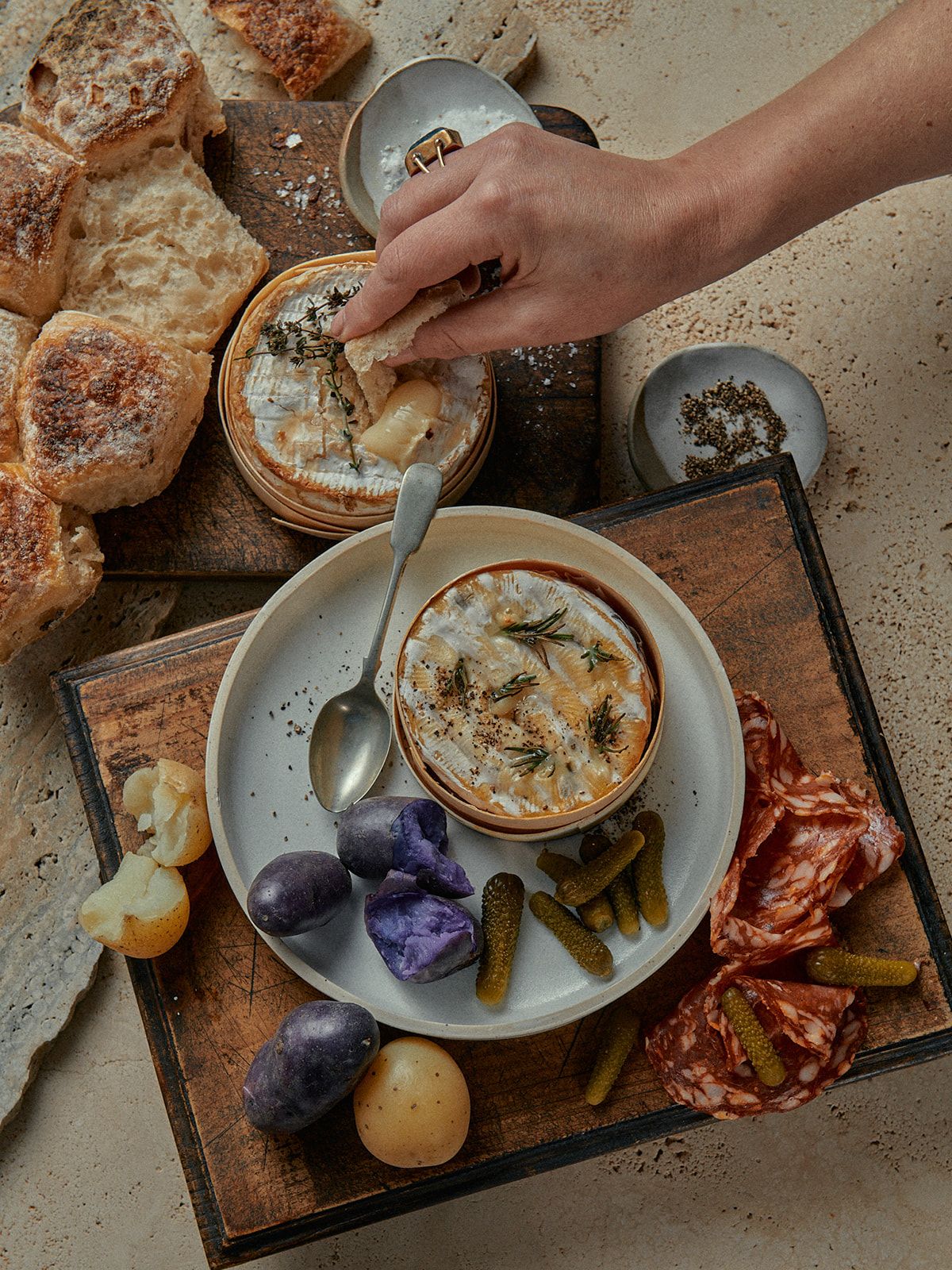 Gooey Baked Camembert